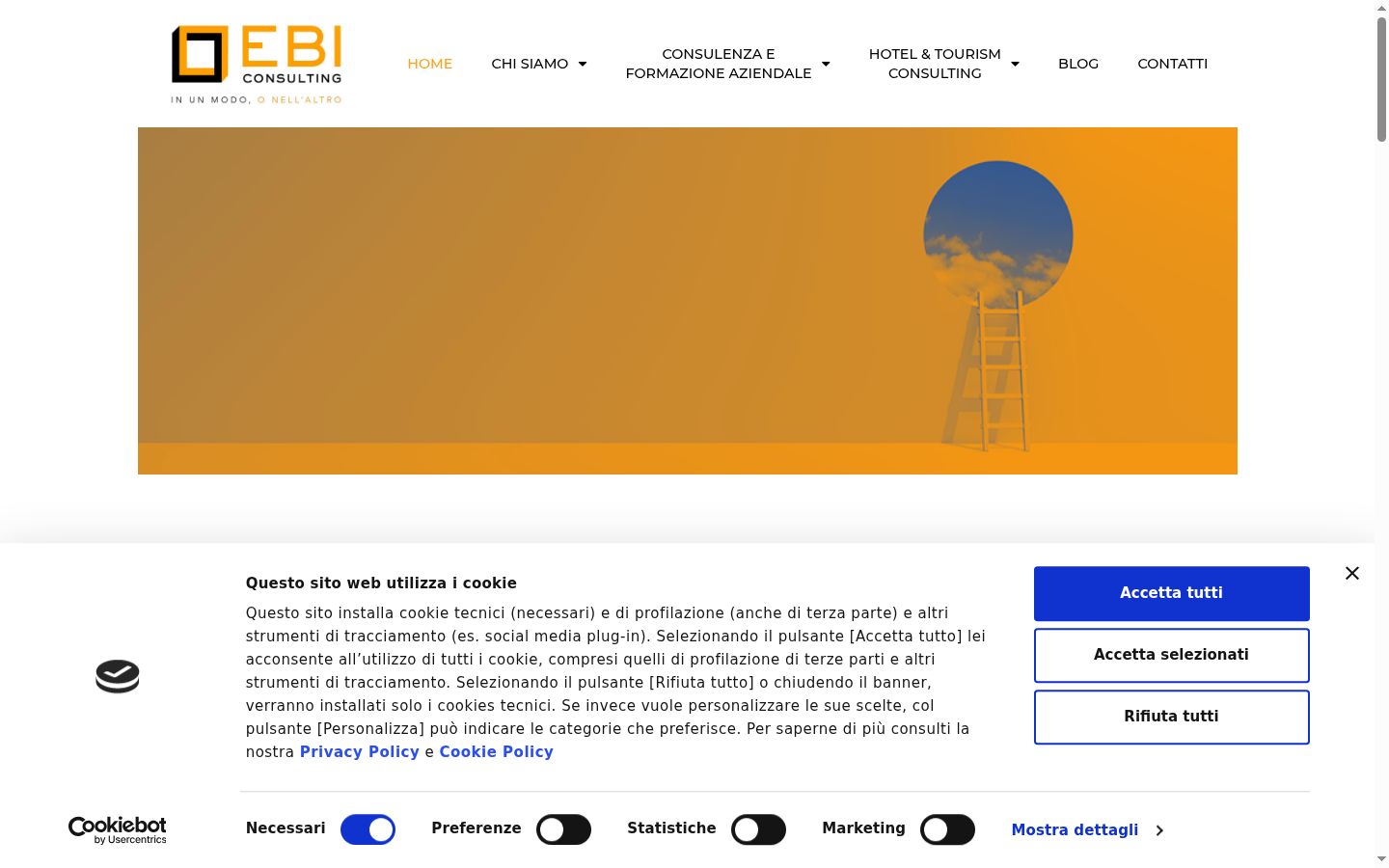 Captura de ecrã do banner de consentimento apresentado antes de qualquer interação