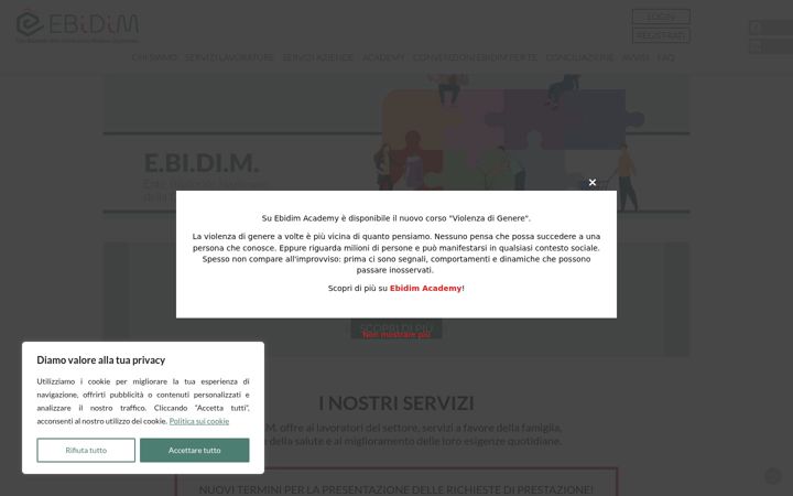 Captura de pantalla de ebidim.it