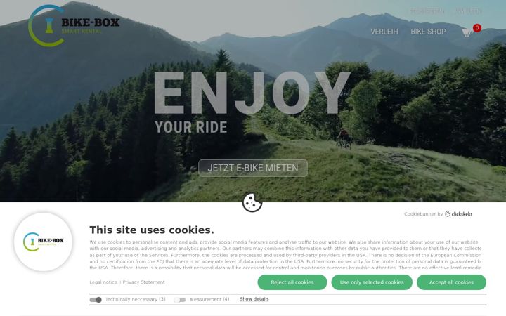 Screenshot of ebike-box.com