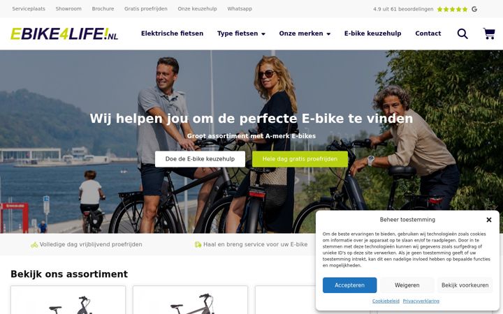 Képernyőkép: ebike4life.nl