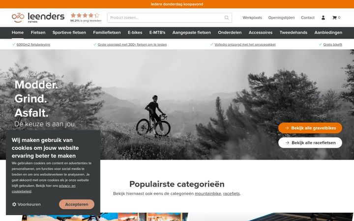 Screenshot of ebikecenter.nl
