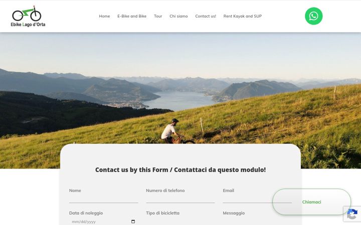 Screenshot of ebikelagodorta.com