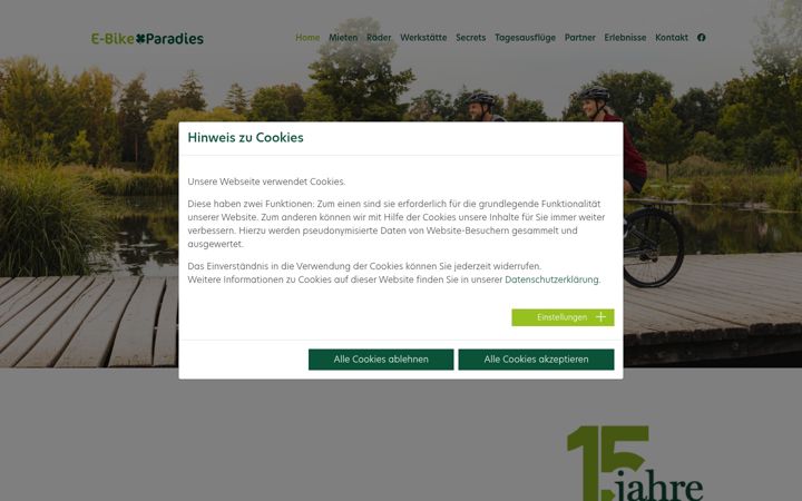 Screenshot of ebikeparadies.at