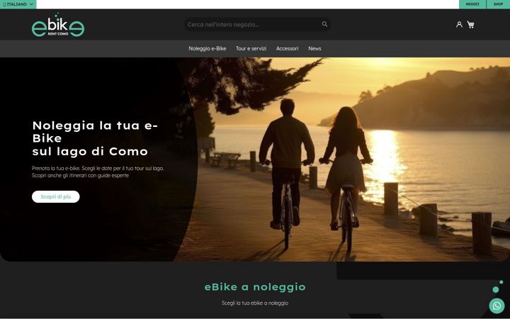Captura de pantalla de ebikerentcomo.it