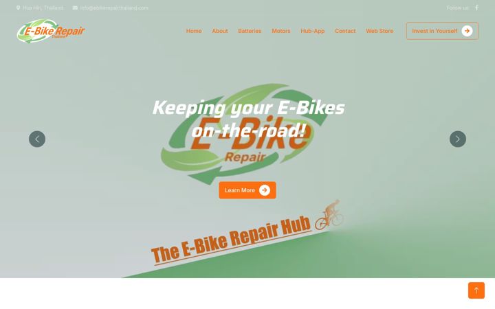 Screenshot of ebikerepairthailand.com