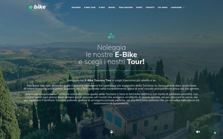 Screenshot of ebiketuscanytour.it