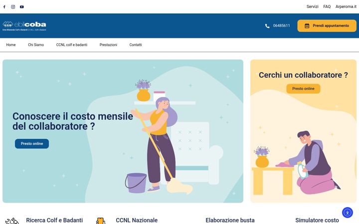 Screenshot of ebilcoba.it