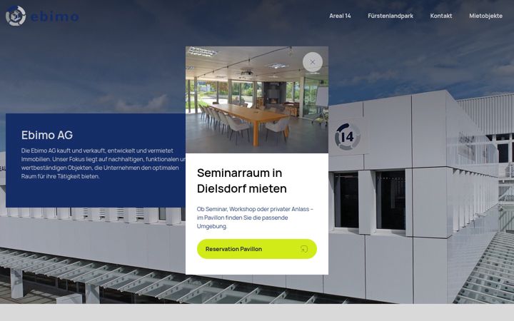 Screenshot of ebimo.ch