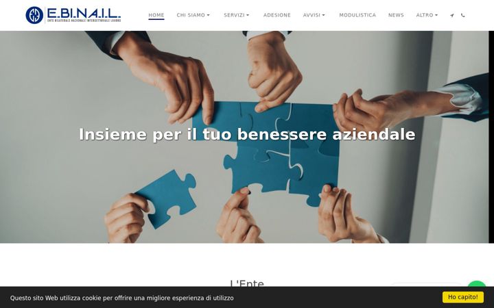 Captura de pantalla de ebinail.it