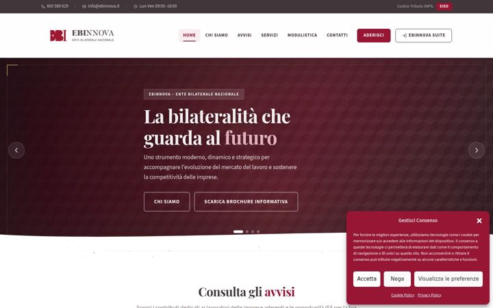 Screenshot of ebinnova.it