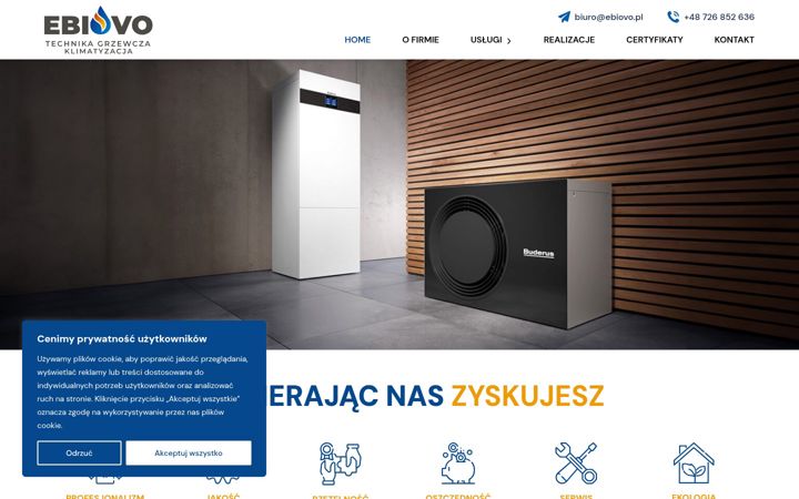 Kuvakaappaus sivustosta ebiovo.pl