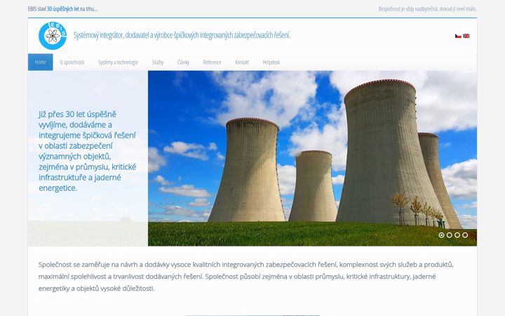 Screenshot of ebis.cz