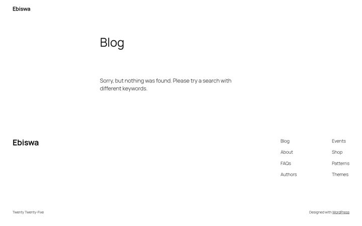 Screenshot of ebiswa.com
