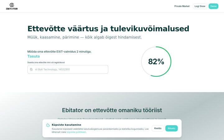 Screenshot of ebitator.com