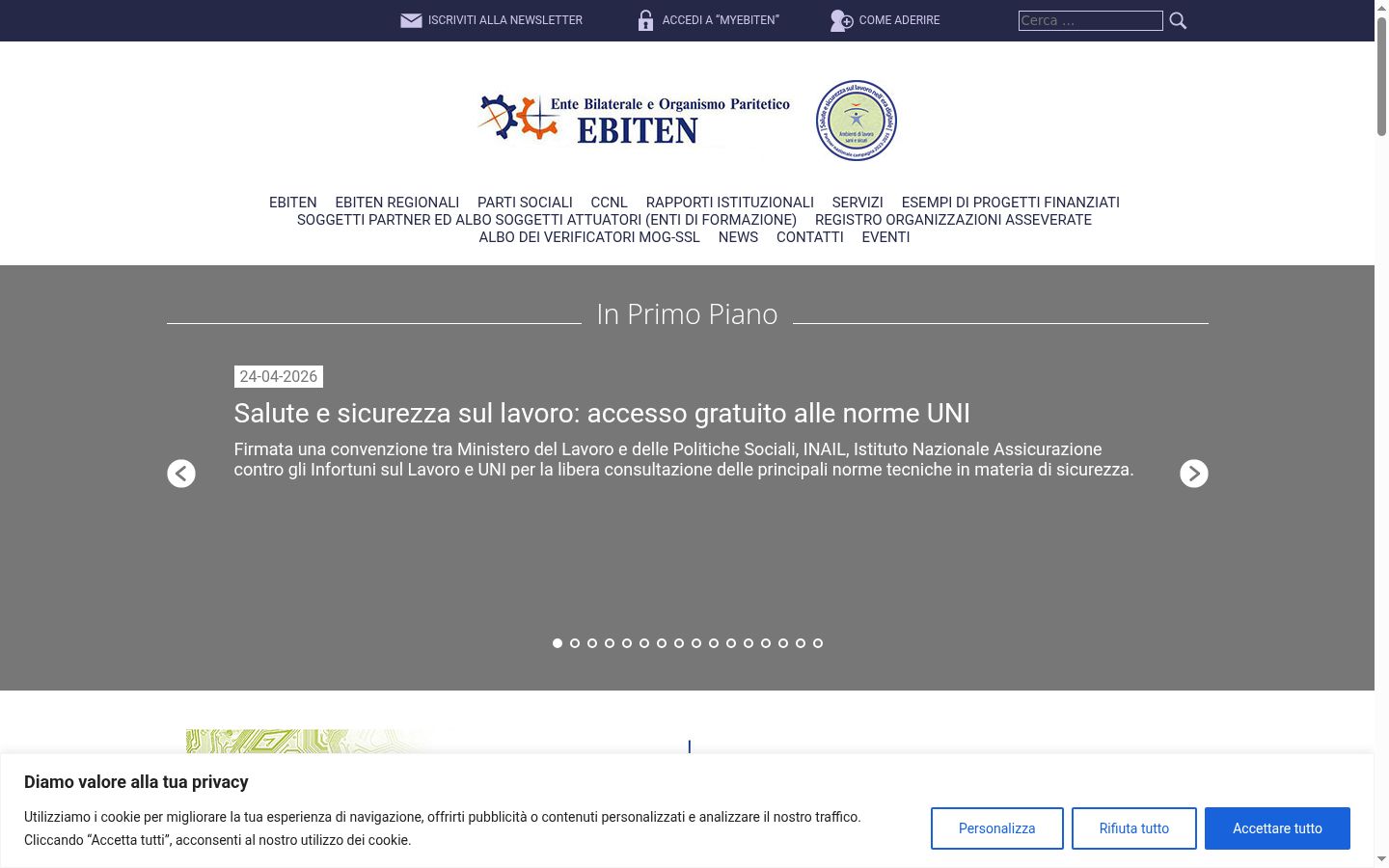 Képernyőkép a bármilyen interakció előtt megjelenő hozzájárulási bannerről