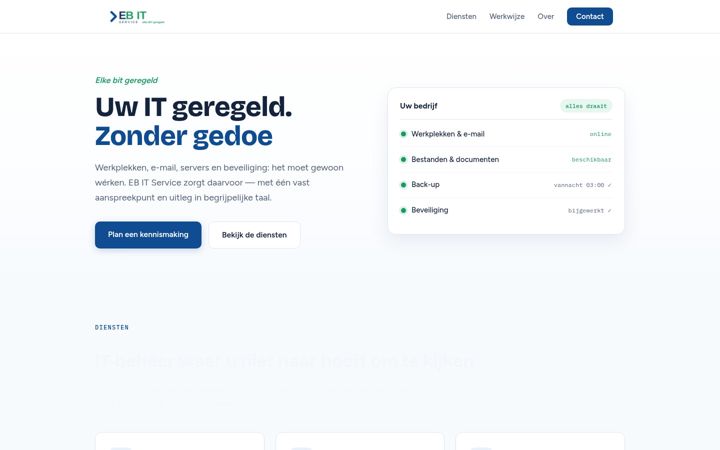 Screenshot of ebitservice.nl