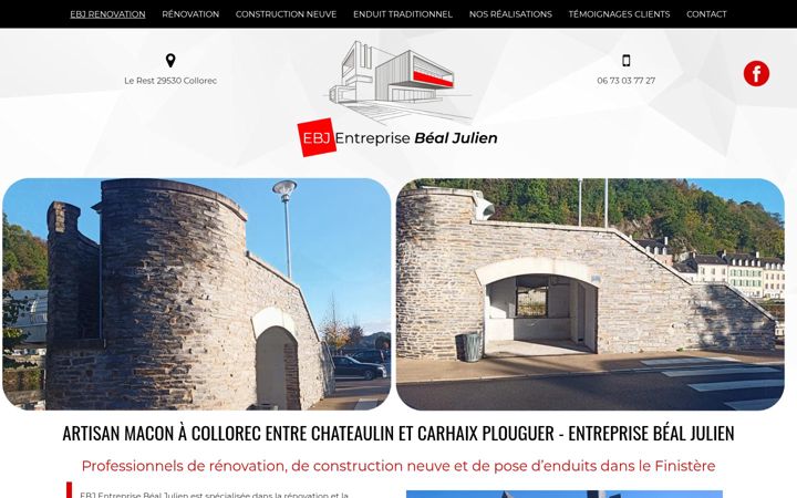 Captură de ecran a ebj-renovation-maconnerie.fr