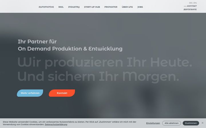 Screenshot of ebk-gruppe.com