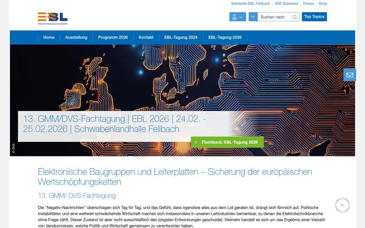 Screenshot of ebl-fellbach.de