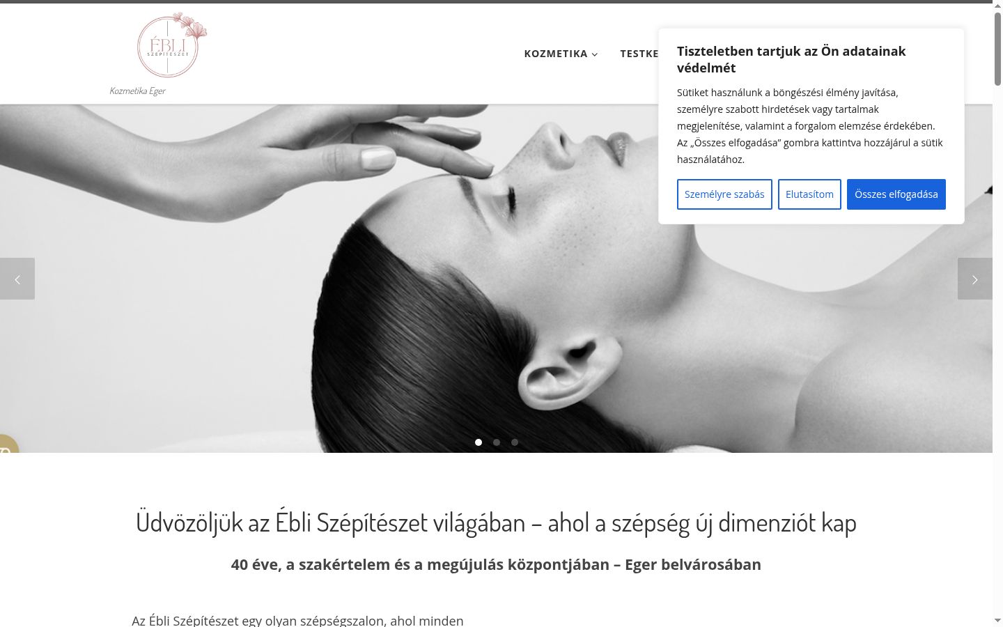 Sutikimo reklamjuostės, rodytos prieš bet kokią sąveiką, ekrano kopija