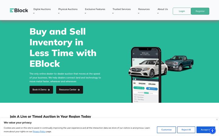 Screenshot of eblock-bd.com