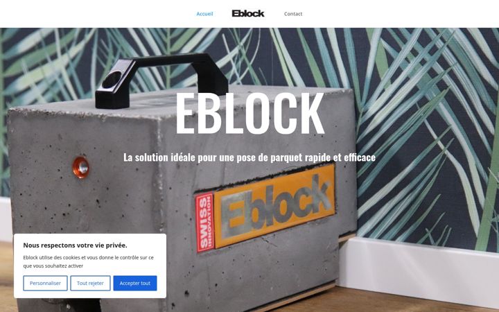 Screenshot of eblock.ch