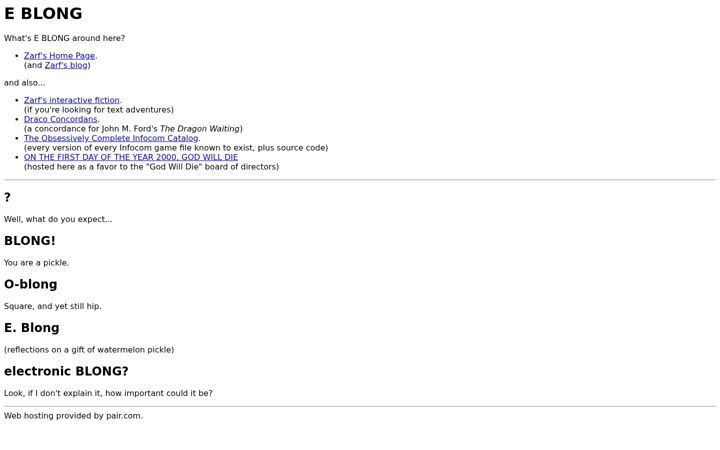 Screenshot of eblong.com