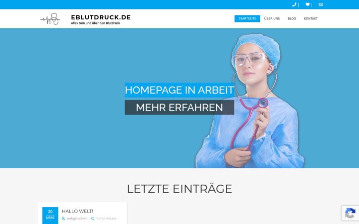 Ekrano kopija eblutdruck.de