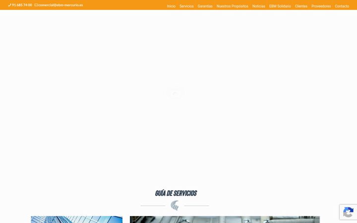 Captura de ecrã de ebm-mercurio.es