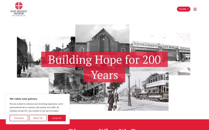 Screenshot of ebm.org.uk