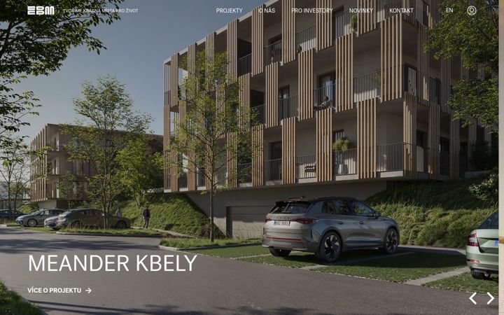 Skärmbild av ebmgroup.cz