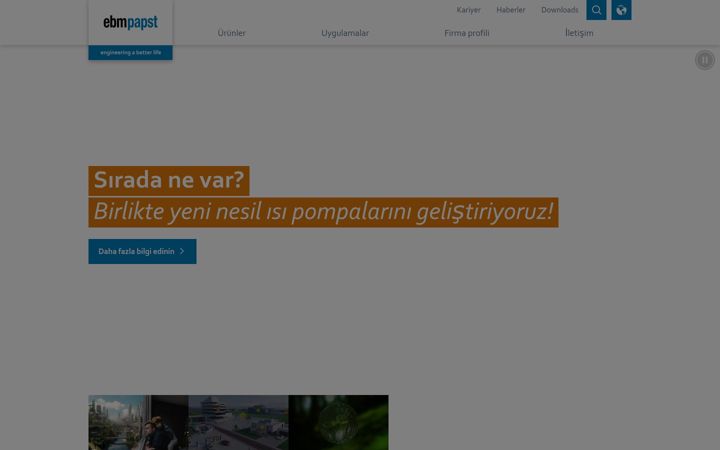 Screenshot of ebmpapst.com.tr