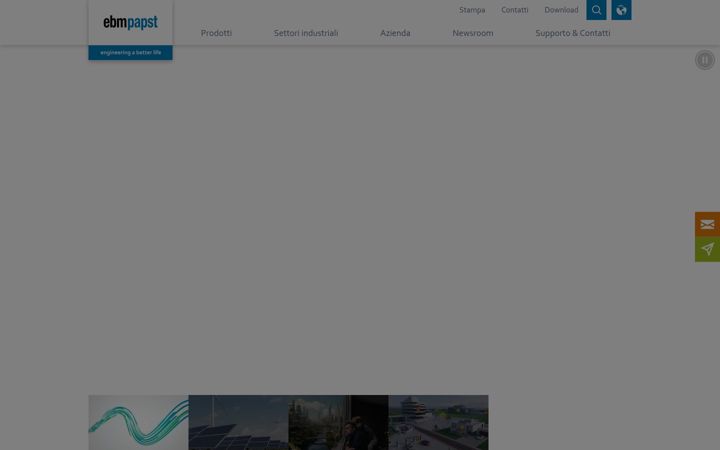 Screenshot of ebmpapst.it