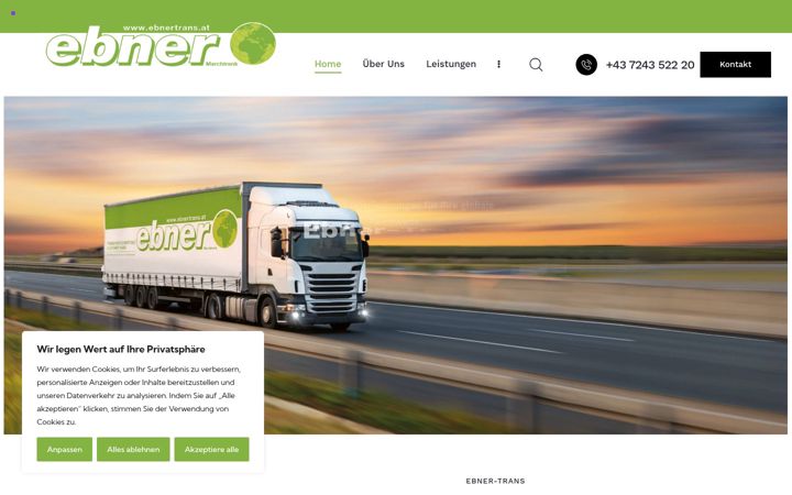 Screenshot of ebnertrans.at