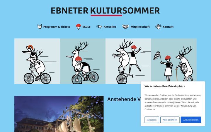 Ekrano kopija ebneter-kultursommer.de