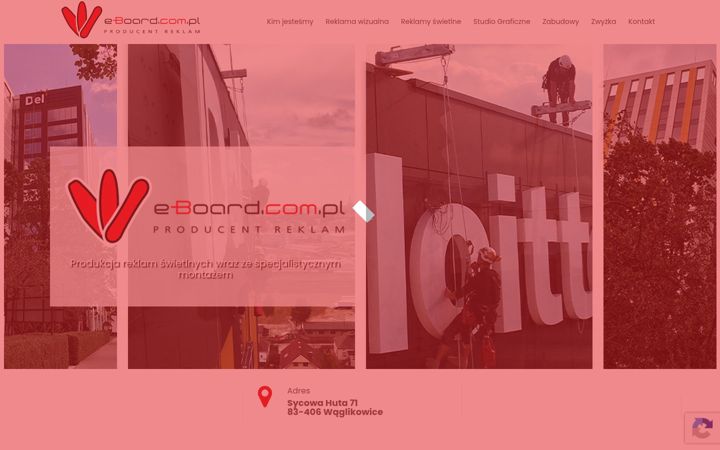 Kuvakaappaus sivustosta eboard.com.pl