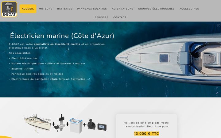 Screenshot of eboat-france.com