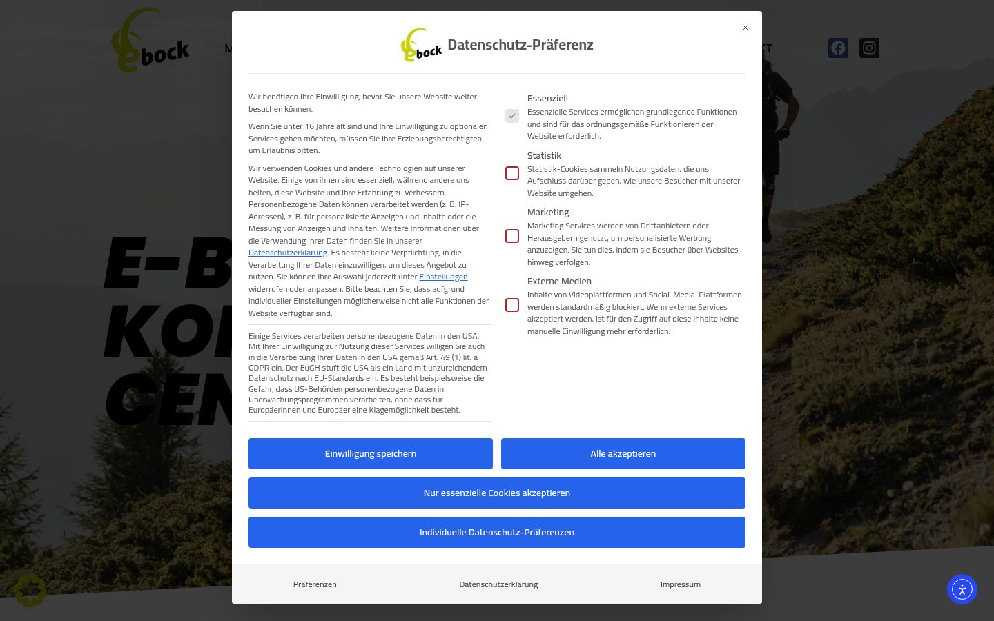 Sutikimo reklamjuostės, rodytos prieš bet kokią sąveiką, ekrano kopija