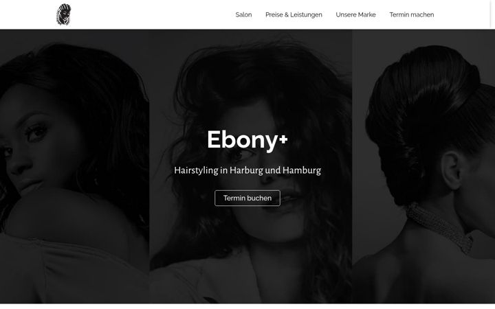 Screenshot of ebony-plus.de