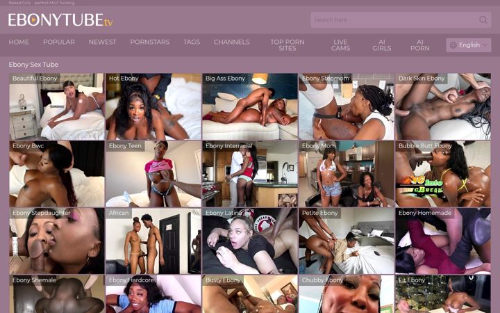 Screenshot of ebonytube.tv