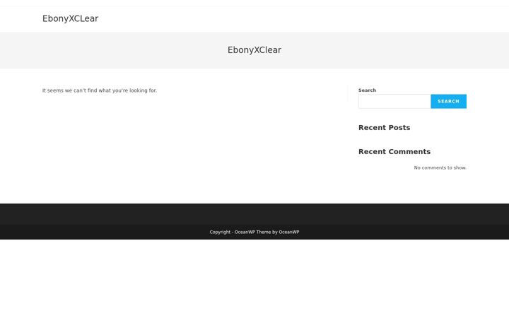 Screenshot of ebonyxclear.com