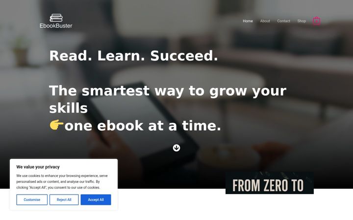 Screenshot of ebookbuster.com