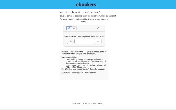 Screenshot of ebookers.fr