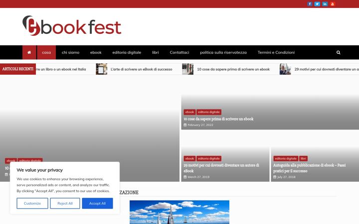 Ekrānuzņēmums no ebookfest.it