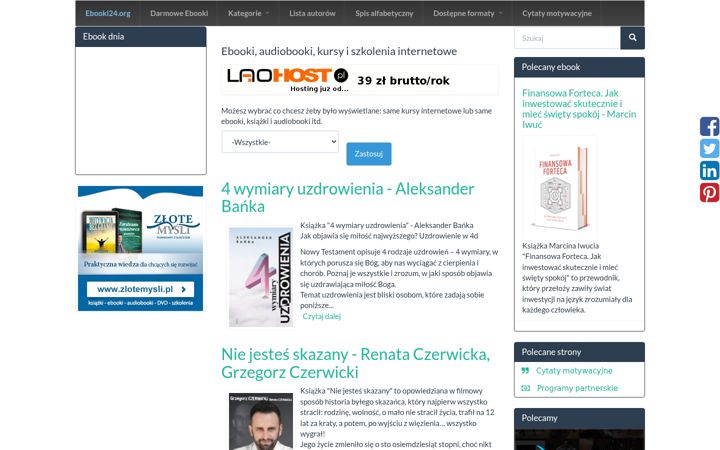 Screenshot of ebooki24.org