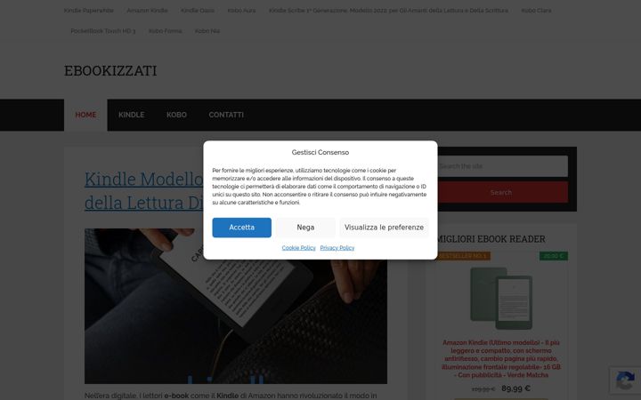 Screenshot of ebookizzati.it