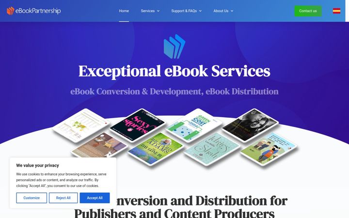 Screenshot of ebookpartnership.com