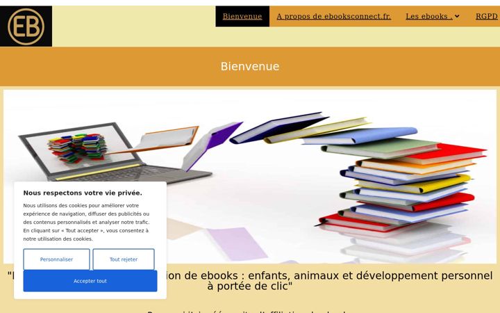 Screenshot of ebooksconnect.fr