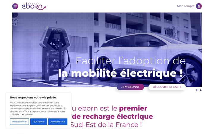 Screenshot of eborn.fr
