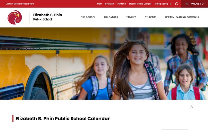 Zrzut ekranu ebphin-calendar.ddsb.ca